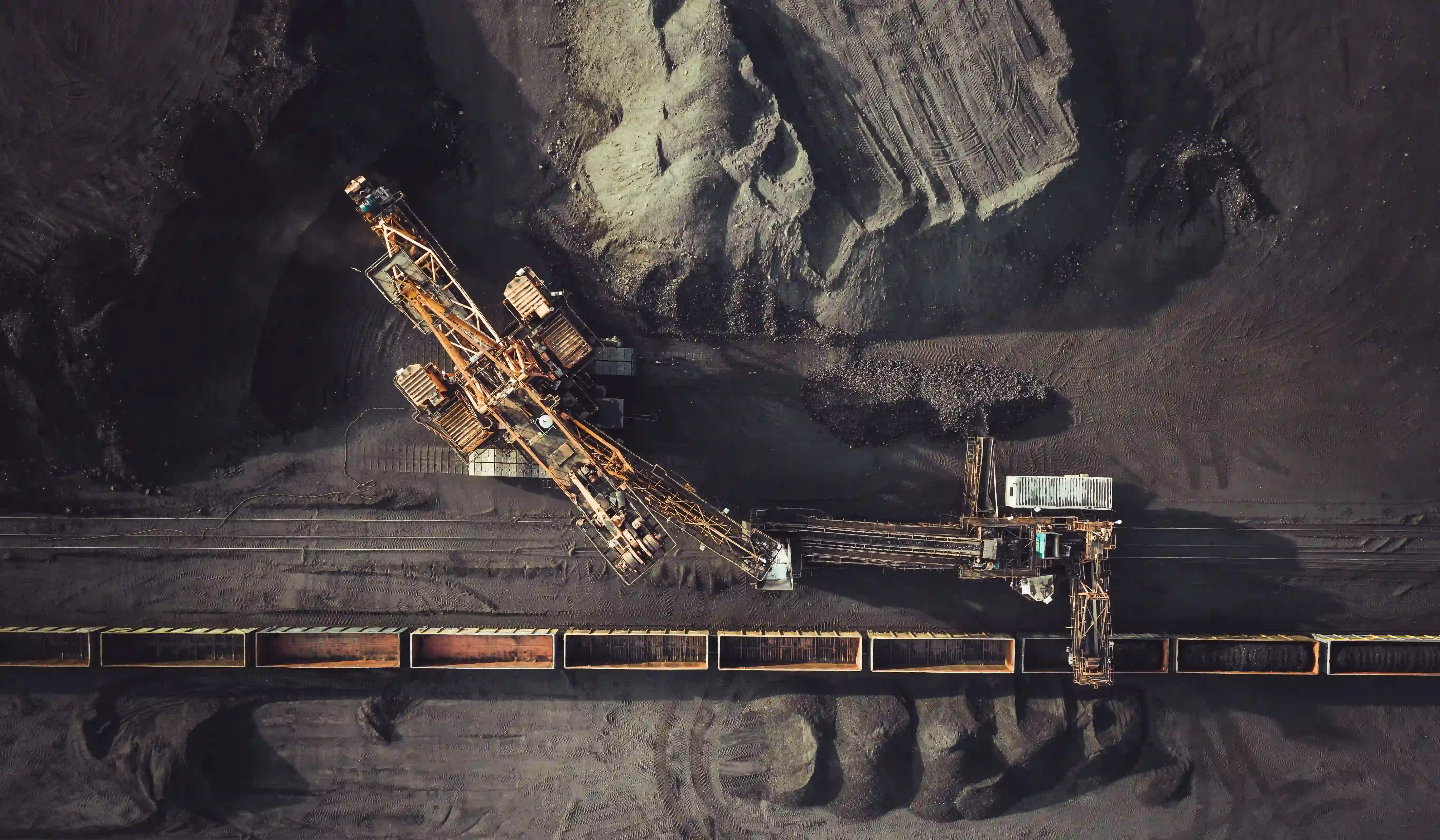 A construction site with some cranes